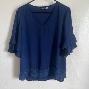 Blue Brazilian blouse